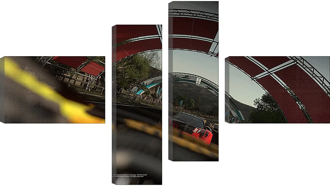 Модульная картина - Driveclub
