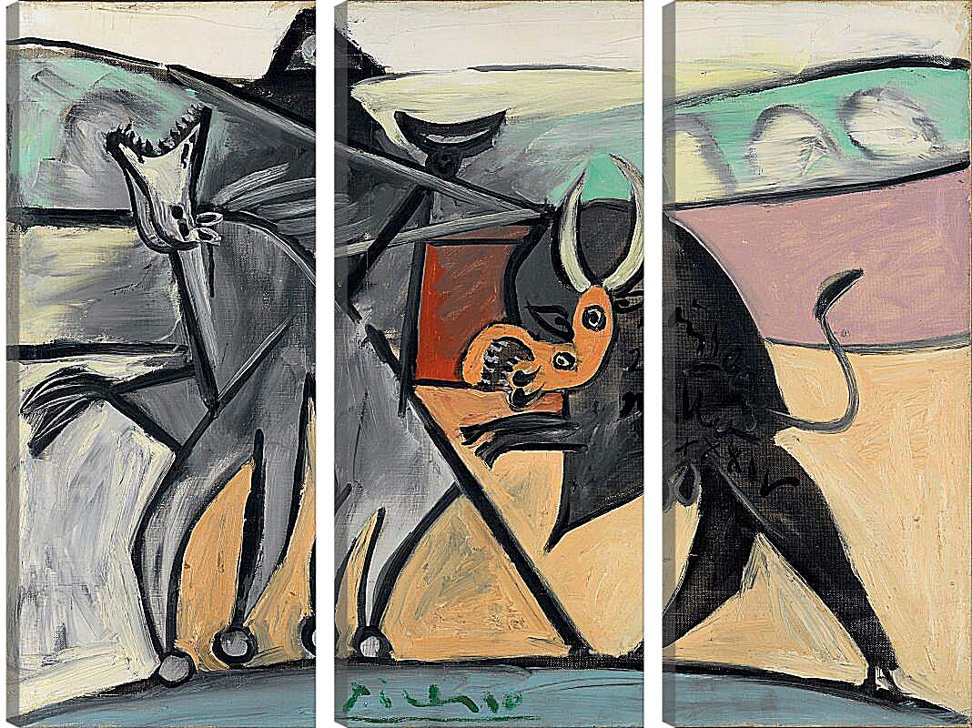 Модульная картина - Коррида. Пабло Пикассо