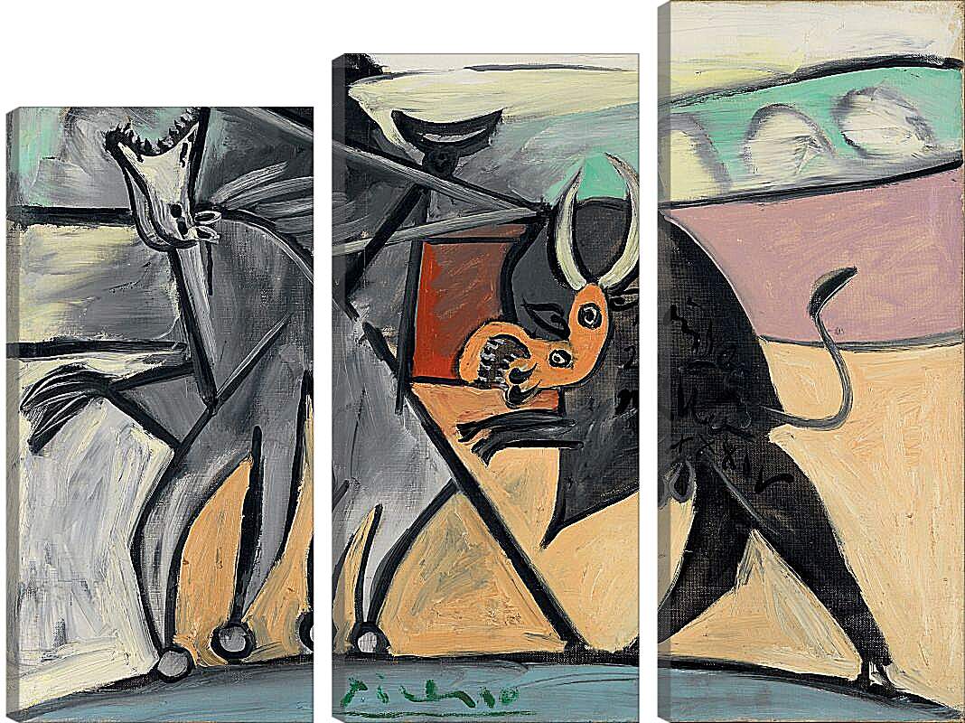Модульная картина - Коррида. Пабло Пикассо
