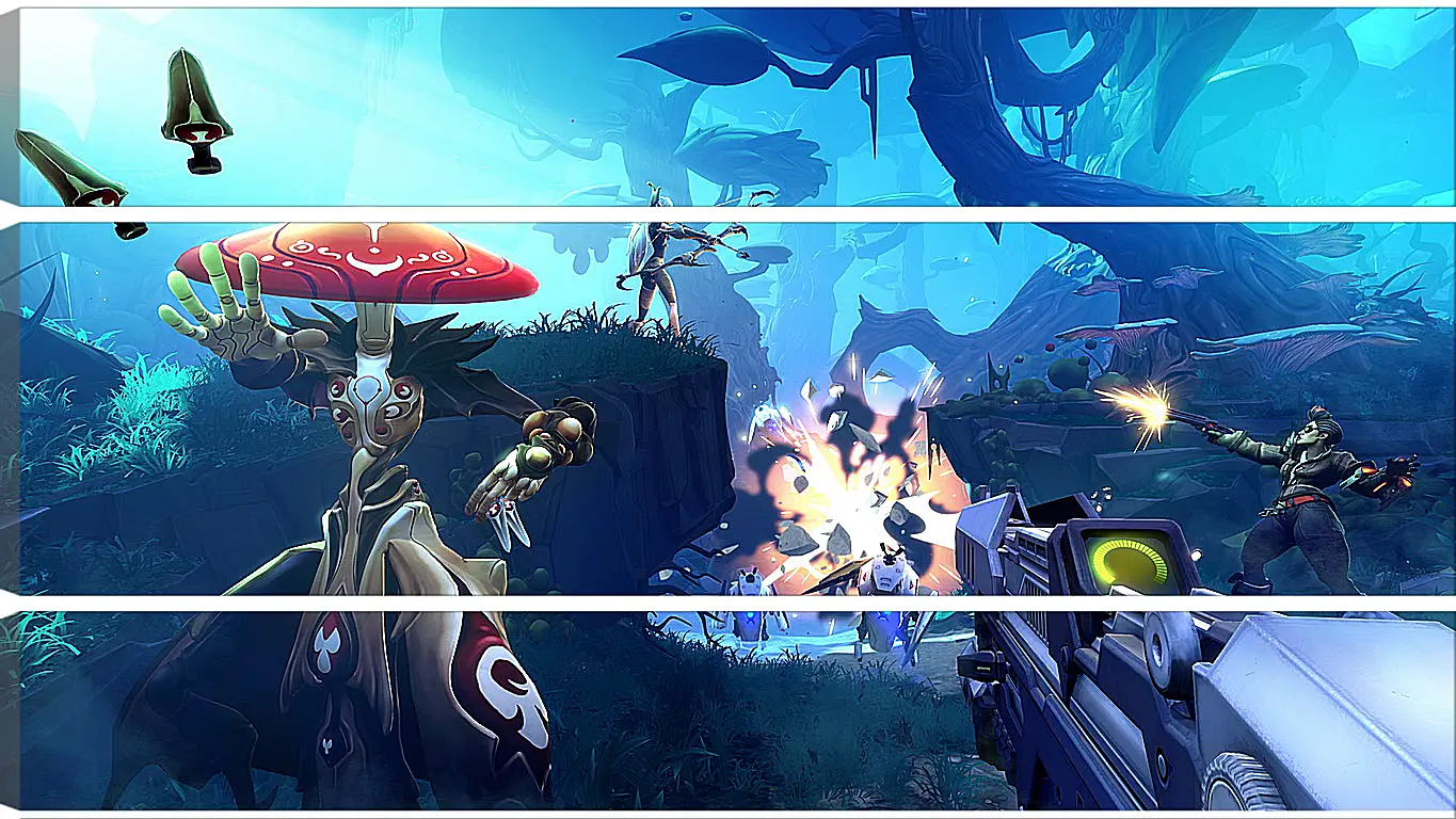 Модульная картина - Battleborn
