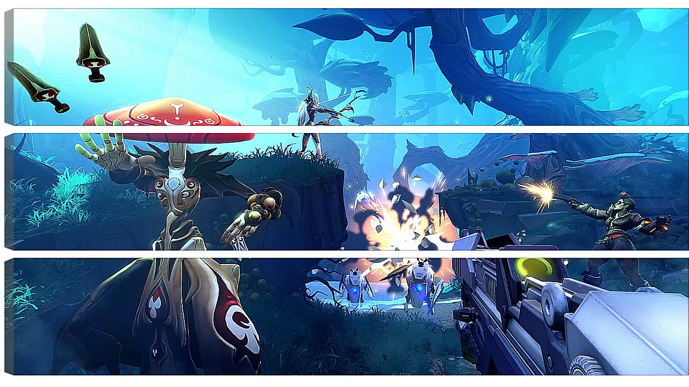 Модульная картина - Battleborn
