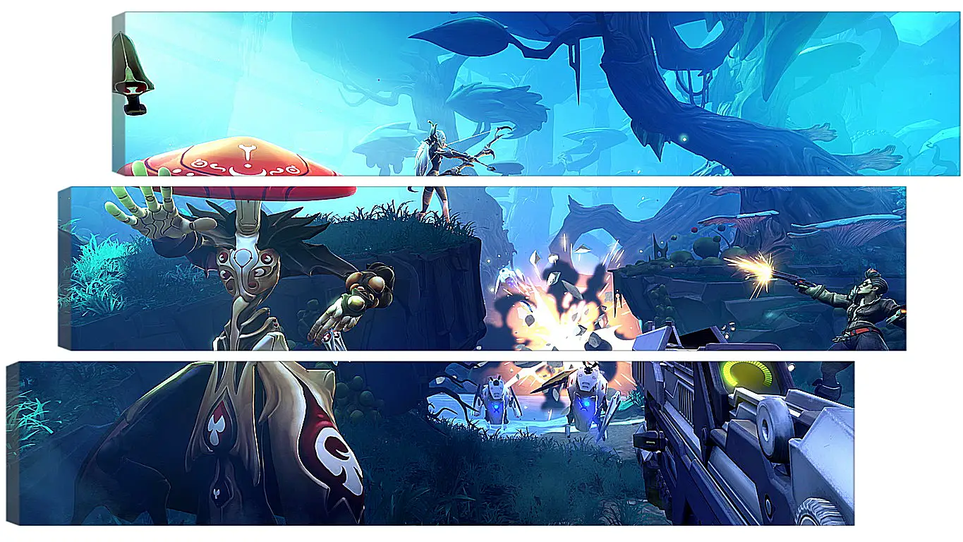 Модульная картина - Battleborn
