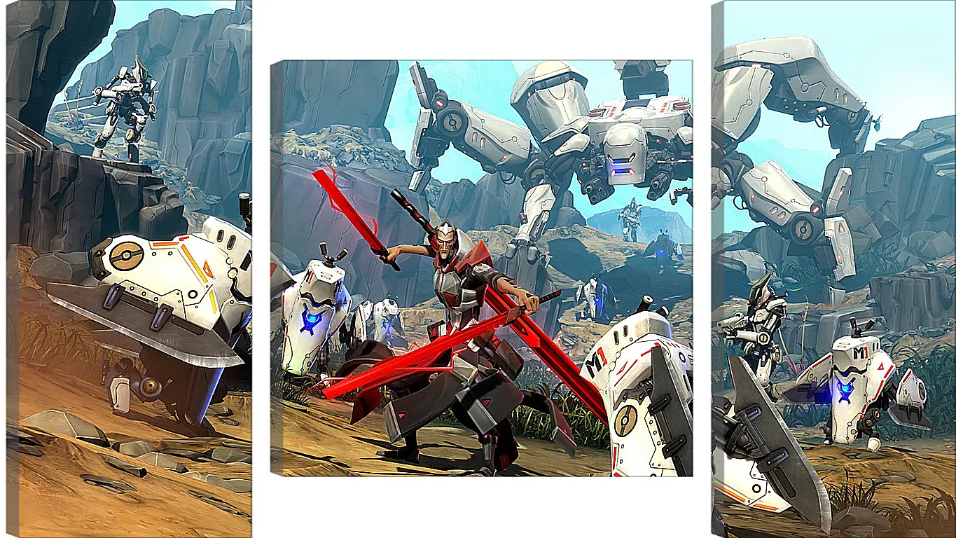 Модульная картина - Battleborn
