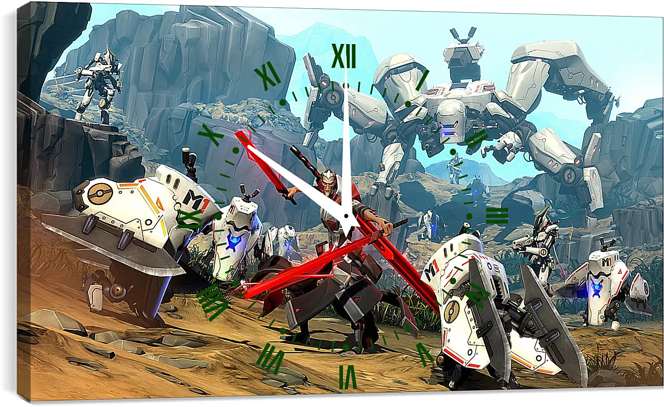 Часы картина - Battleborn
