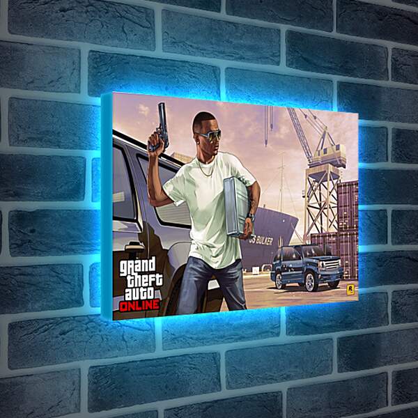 Лайтбокс световая панель - Grand Theft Auto V