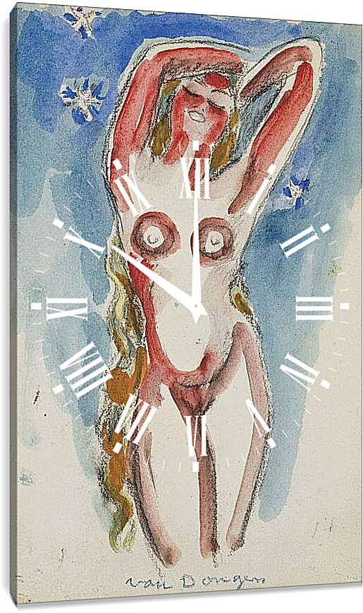 Часы картина - Неизвестно. Кес ван Донген