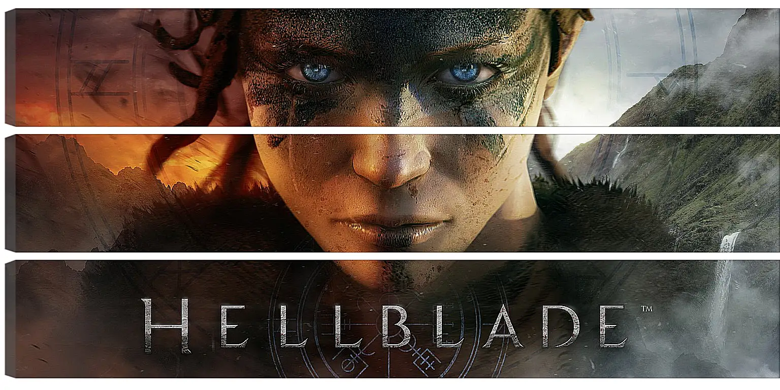 Модульная картина - Hellblade
