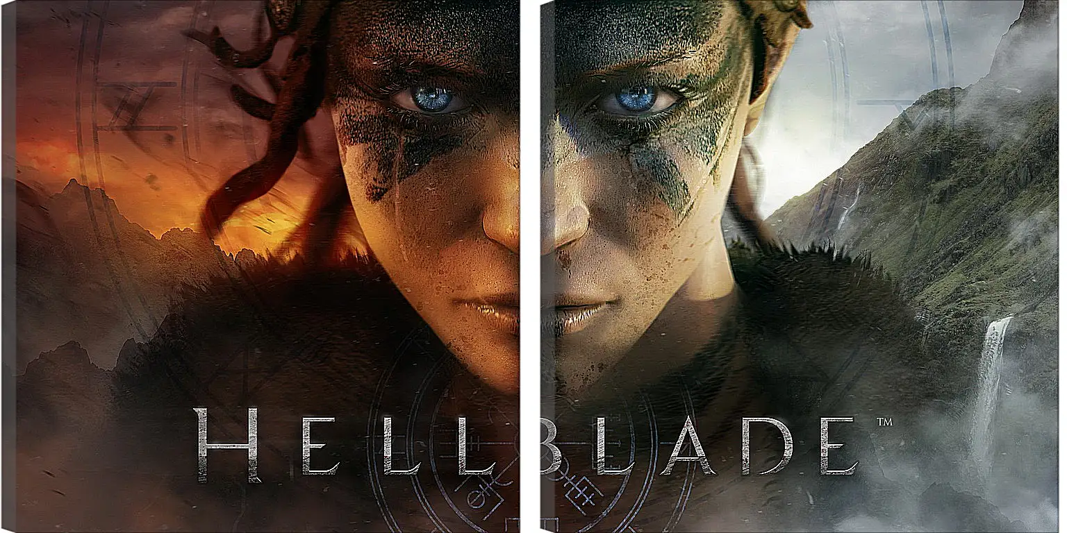 Модульная картина - Hellblade
