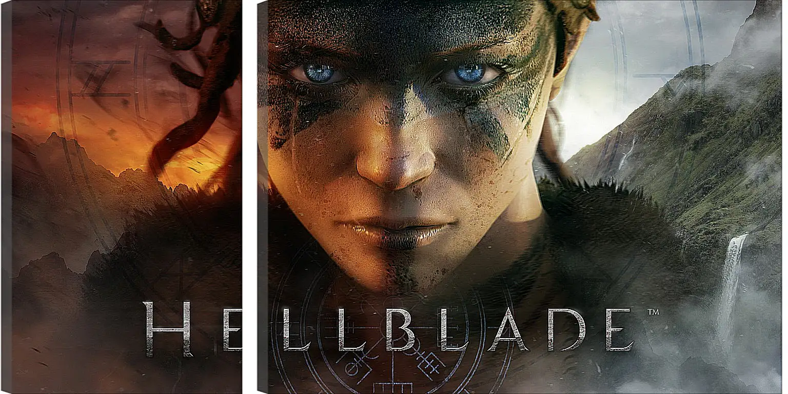 Модульная картина - Hellblade
