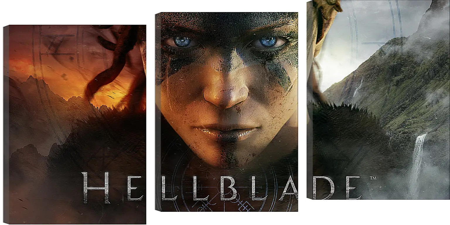 Модульная картина - Hellblade
