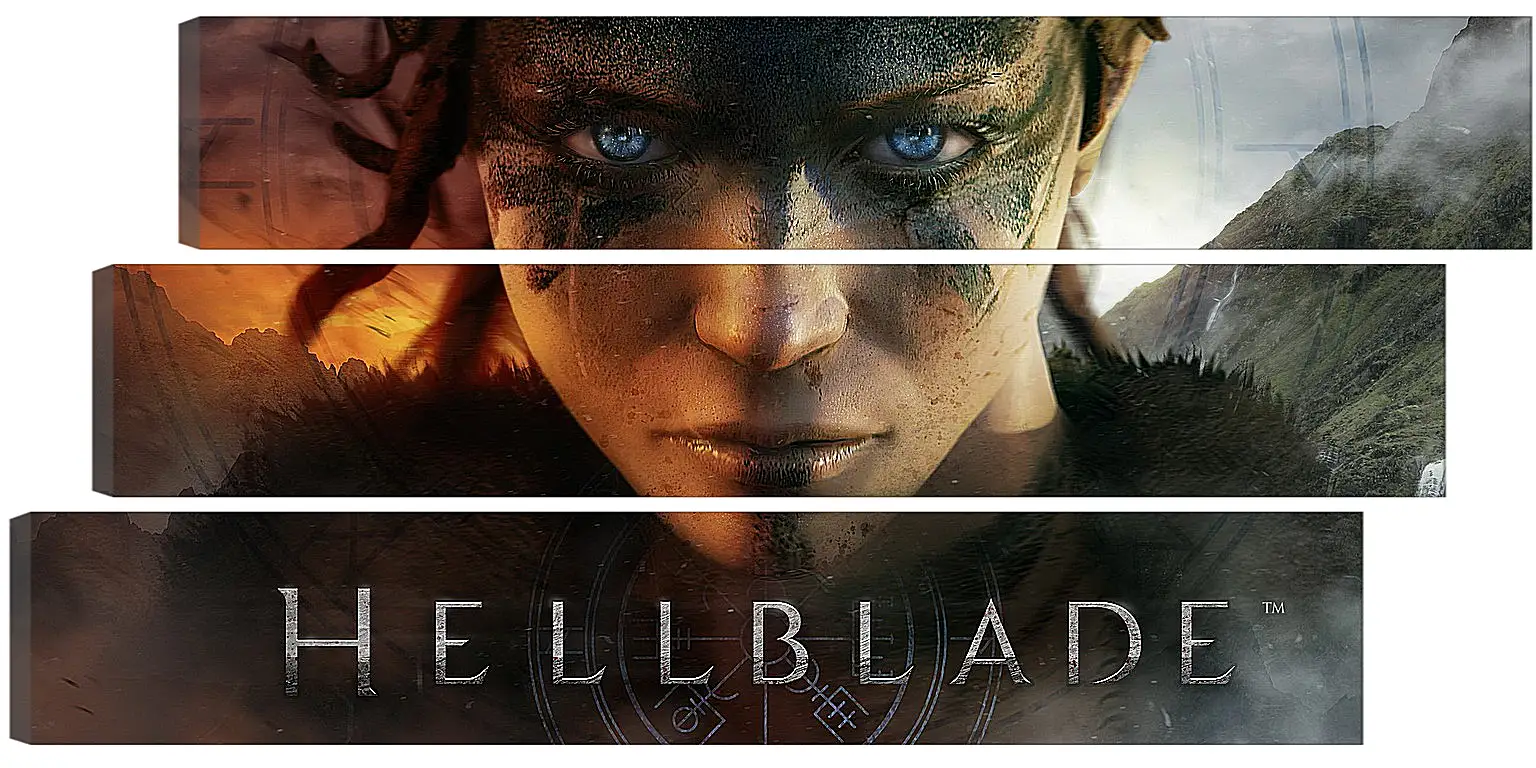 Модульная картина - Hellblade
