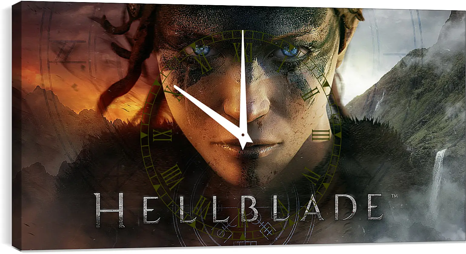 Часы картина - Hellblade
