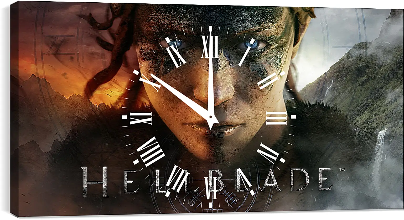 Часы картина - Hellblade
