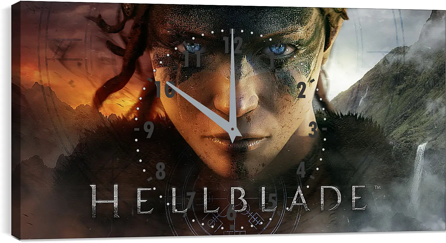 Часы картина - Hellblade
