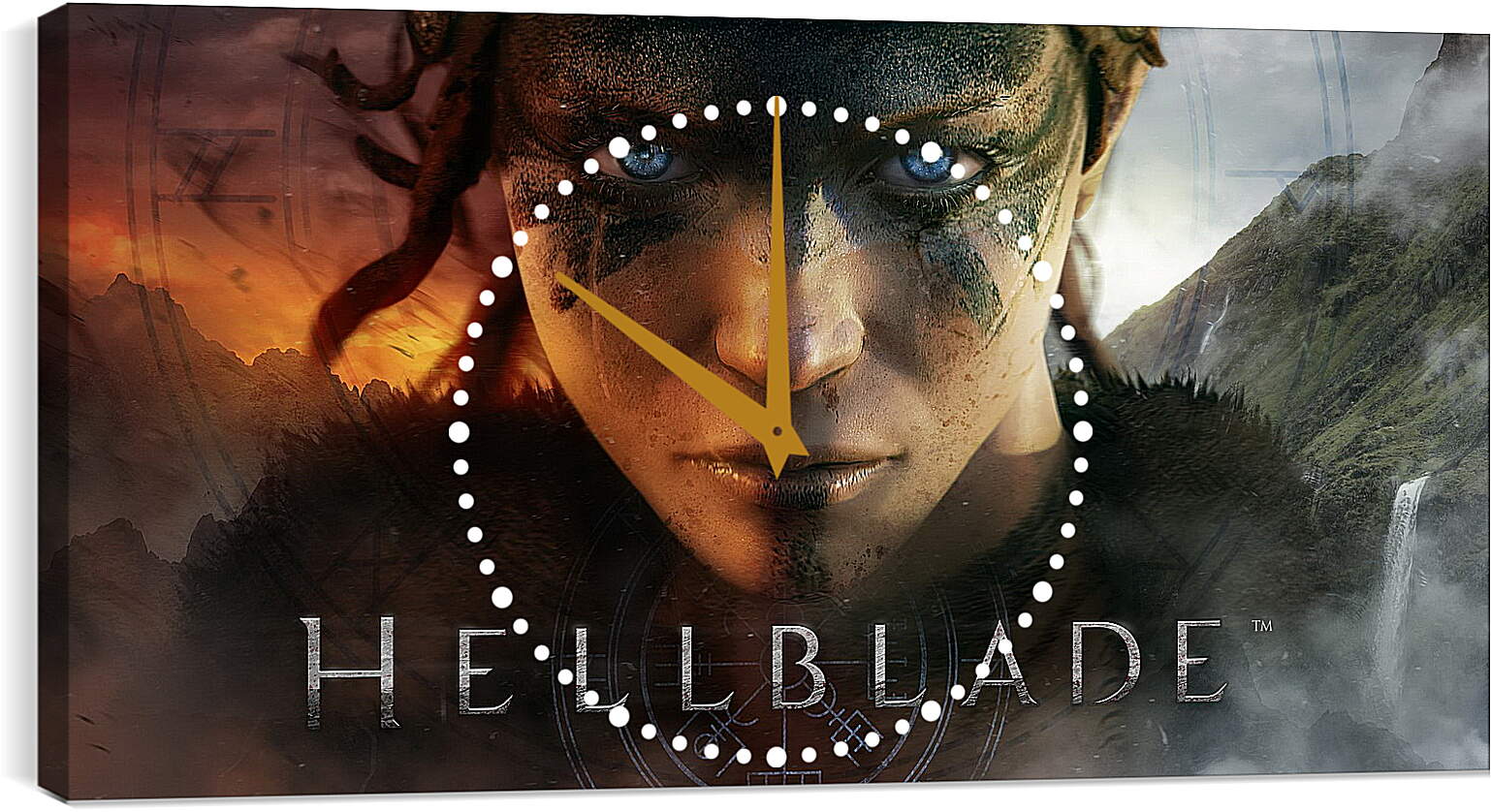 Часы картина - Hellblade
