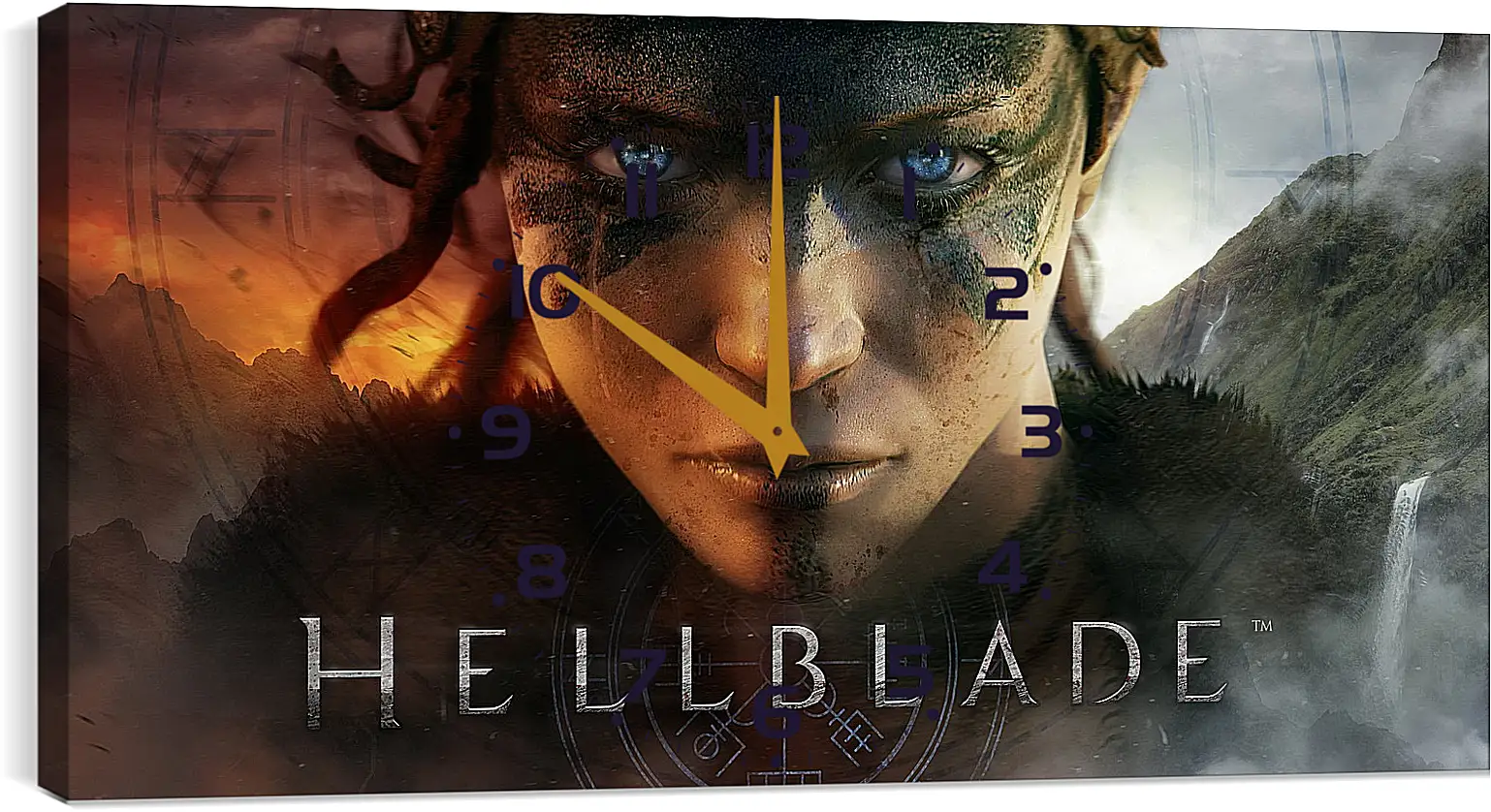 Часы картина - Hellblade
