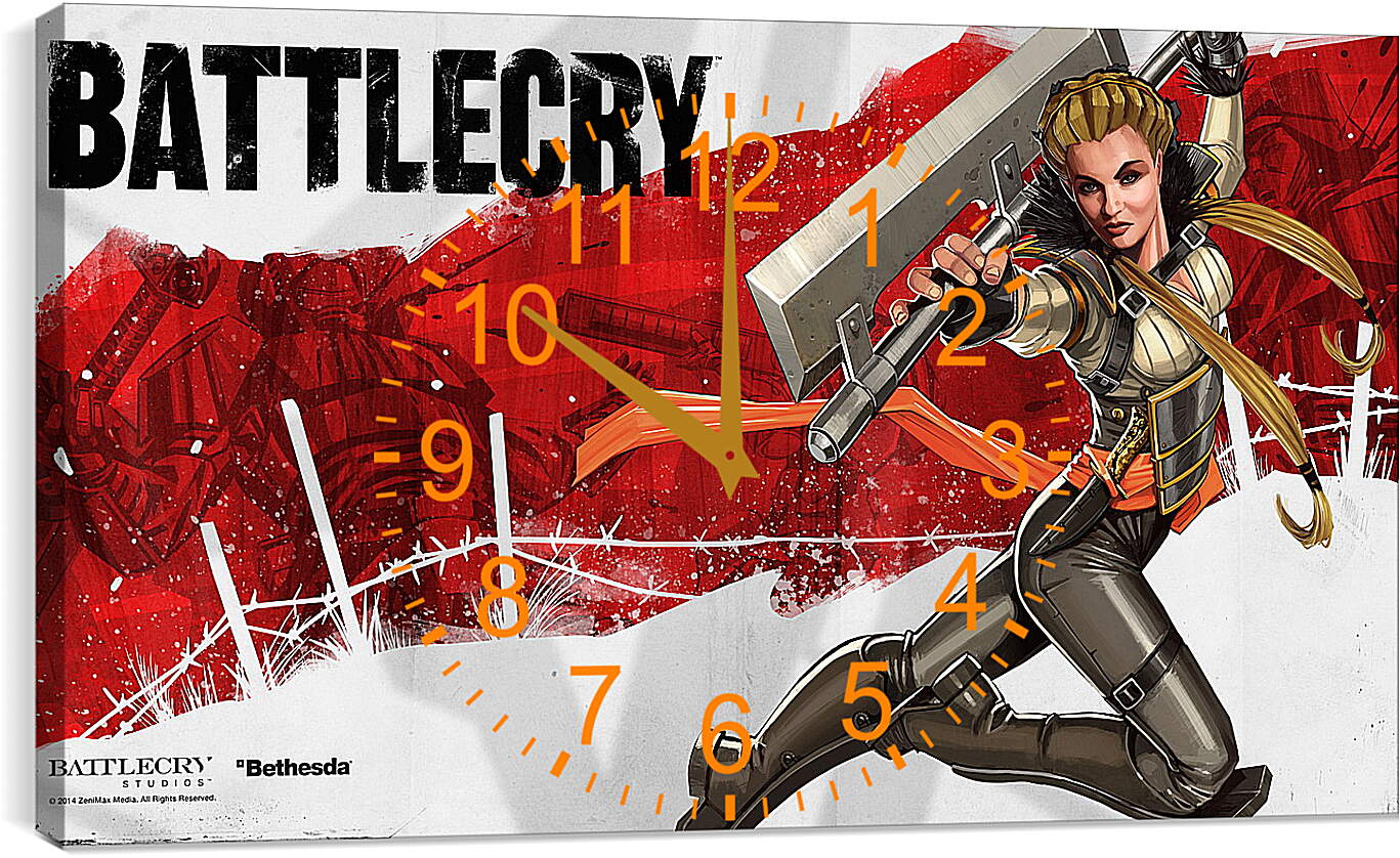 Часы картина - Battlecry
