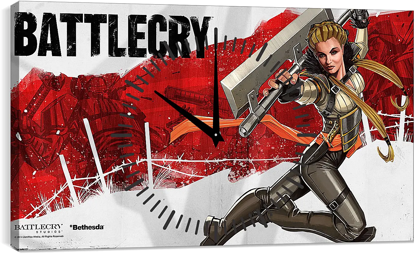 Часы картина - Battlecry
