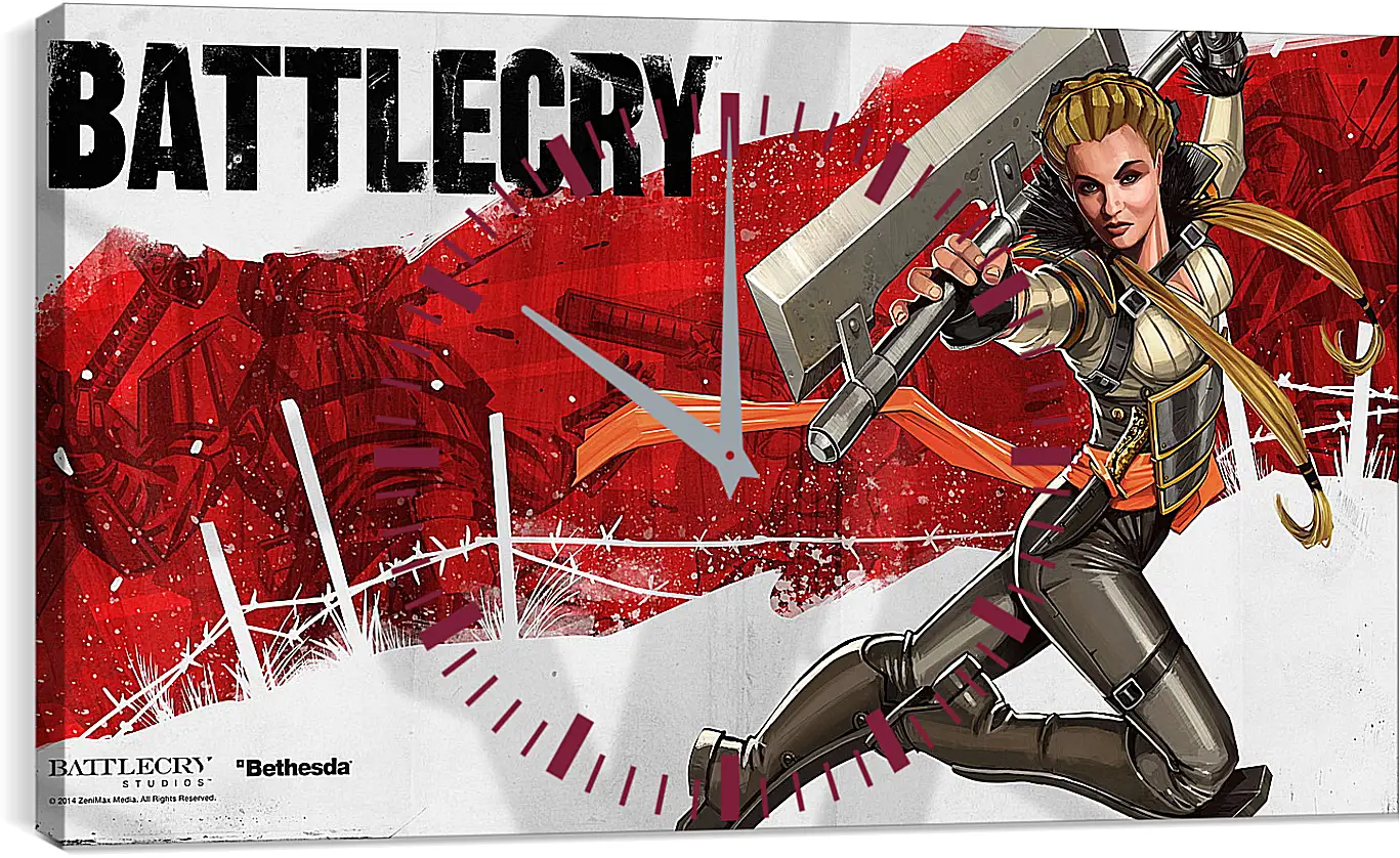 Часы картина - Battlecry
