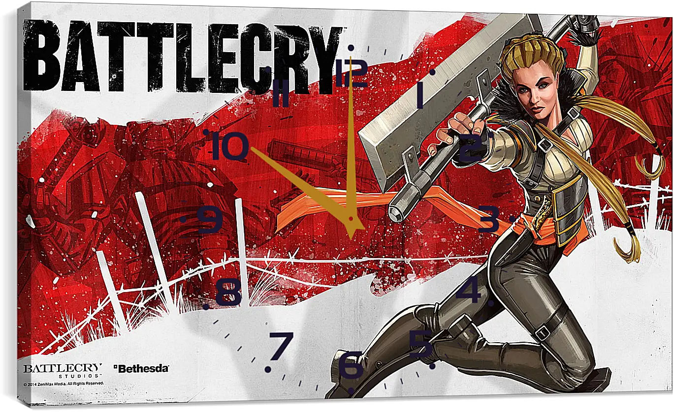 Часы картина - Battlecry
