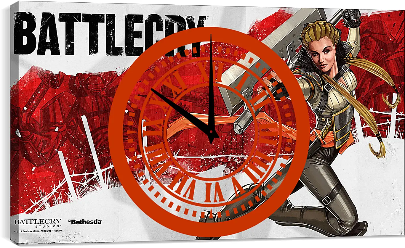 Часы картина - Battlecry
