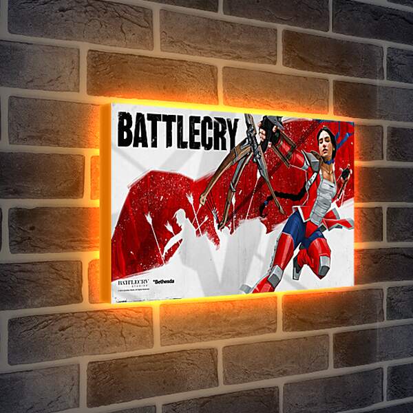 Лайтбокс световая панель - Battlecry
