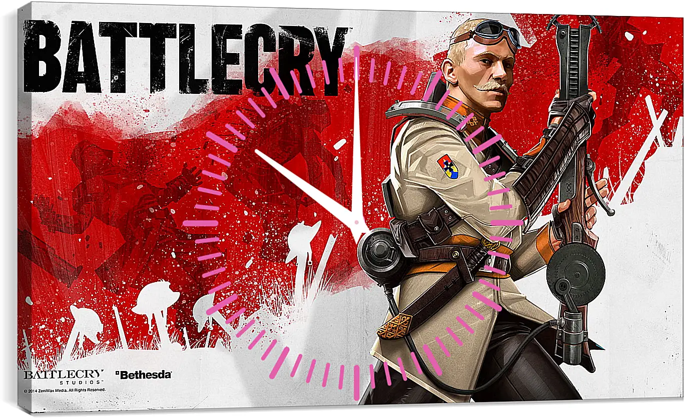Часы картина - Battlecry

