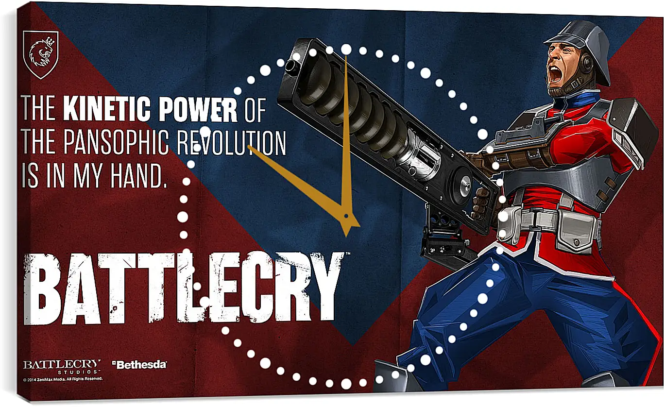 Часы картина - Battlecry

