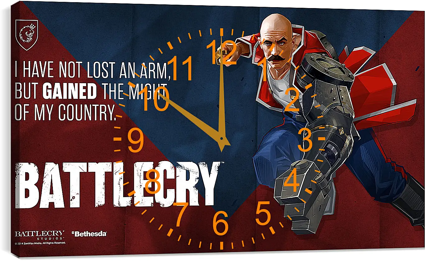 Часы картина - Battlecry

