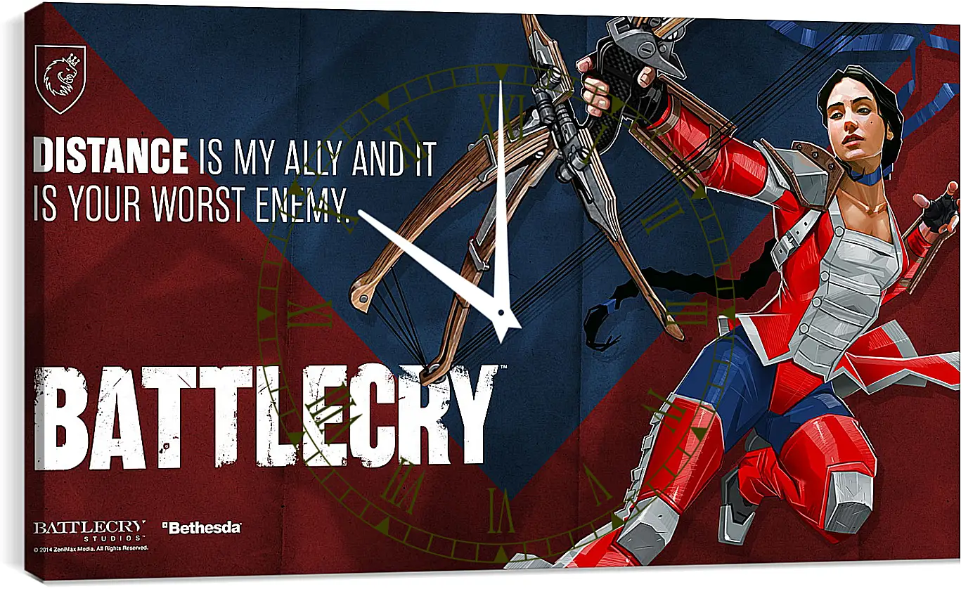 Часы картина - Battlecry
