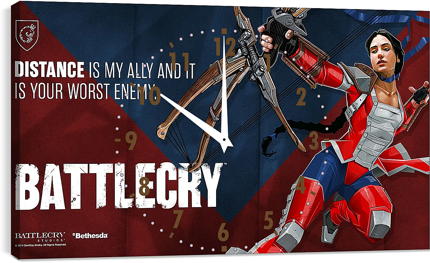 Часы картина - Battlecry
