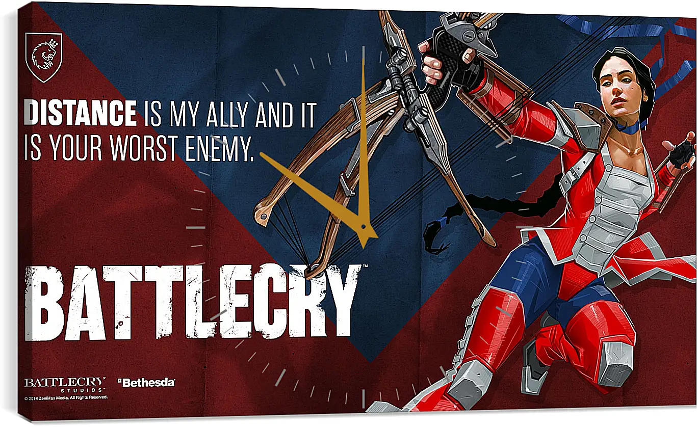 Часы картина - Battlecry
