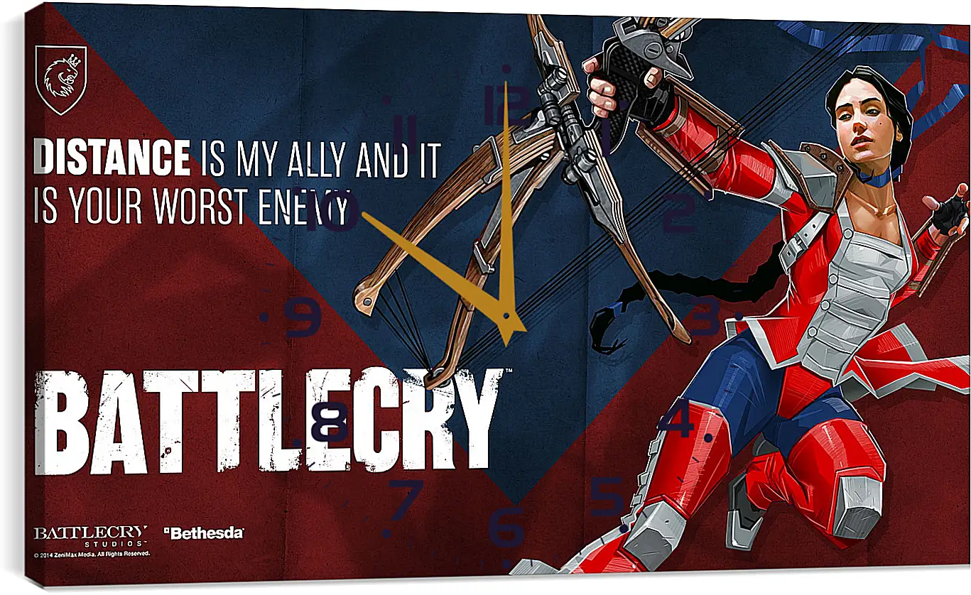 Часы картина - Battlecry
