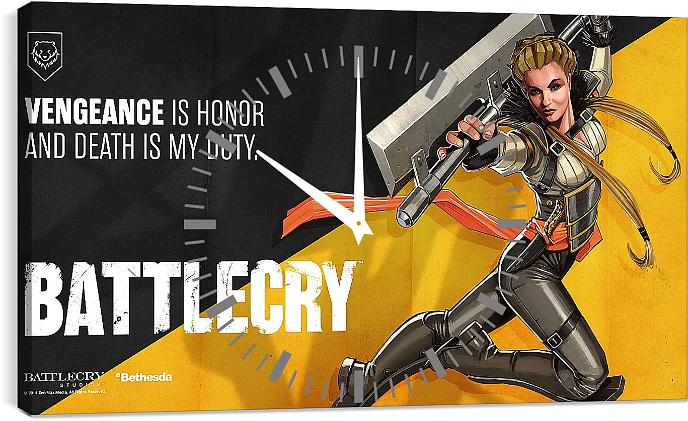 Часы картина - Battlecry
