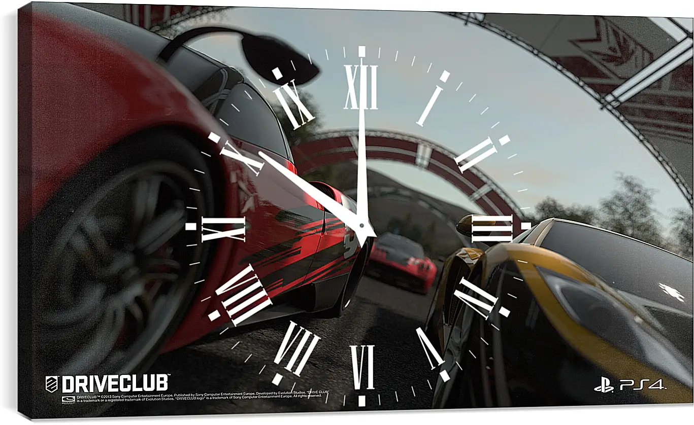 Часы картина - Driveclub
