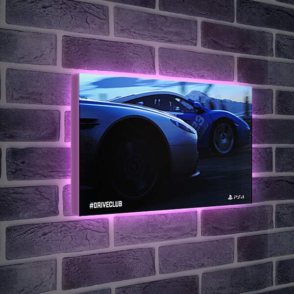 Лайтбокс световая панель - Driveclub
