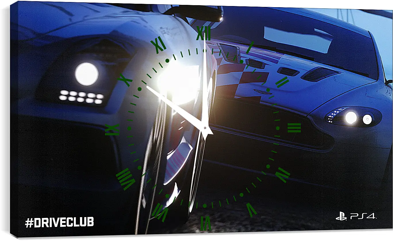 Часы картина - Driveclub
