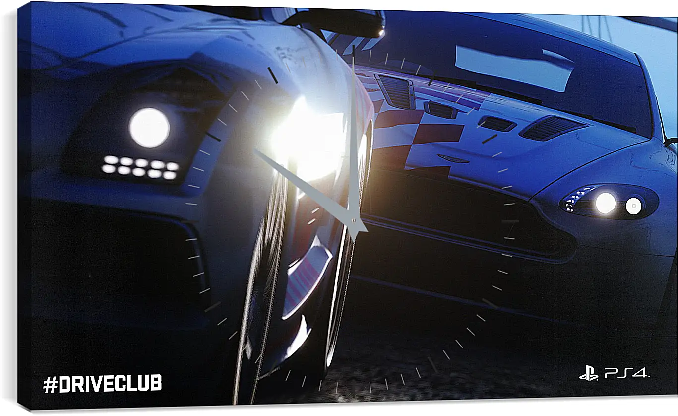 Часы картина - Driveclub
