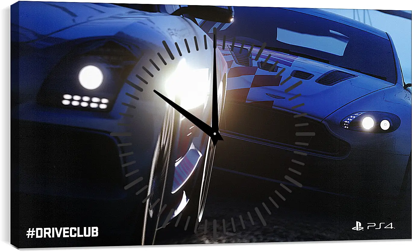 Часы картина - Driveclub
