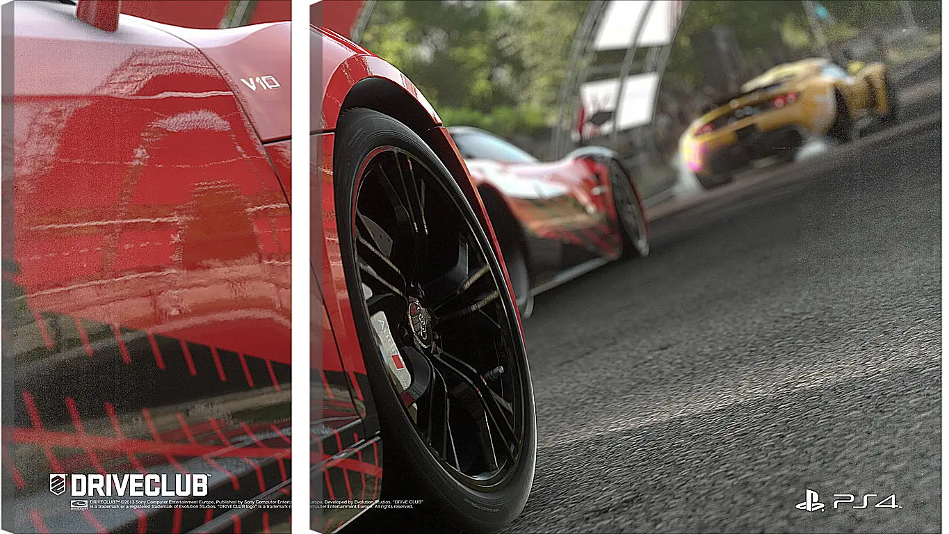 Модульная картина - Driveclub
