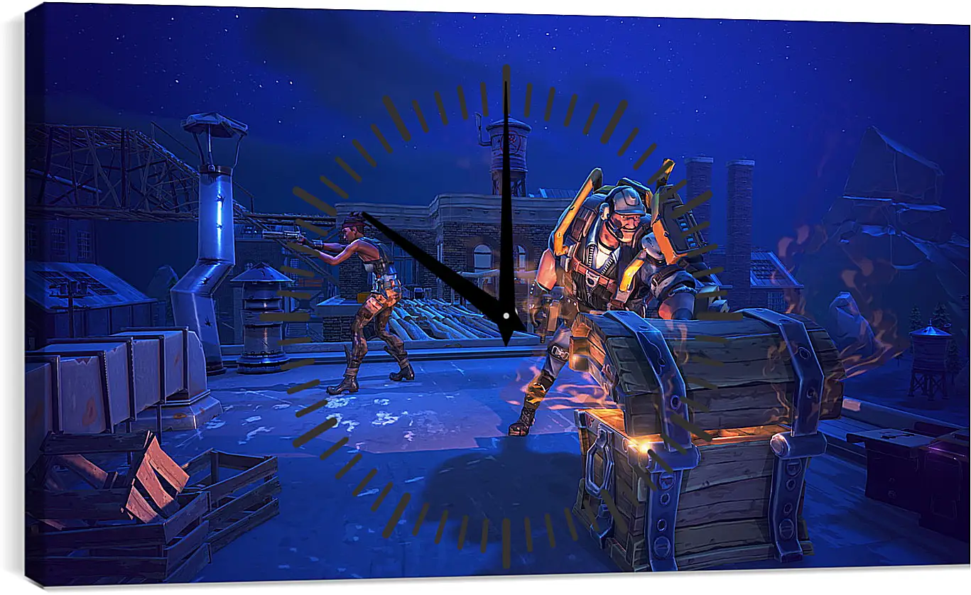 Часы картина - Fortnite
