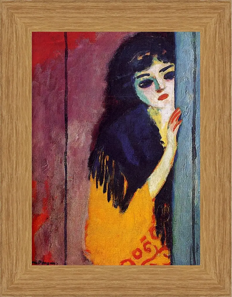 Картина в раме - La gitane 1. Кес ван Донген
