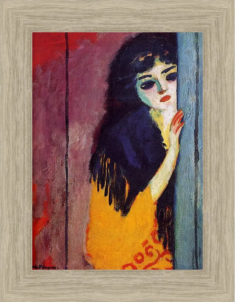 Картина в раме - La gitane 1. Кес ван Донген