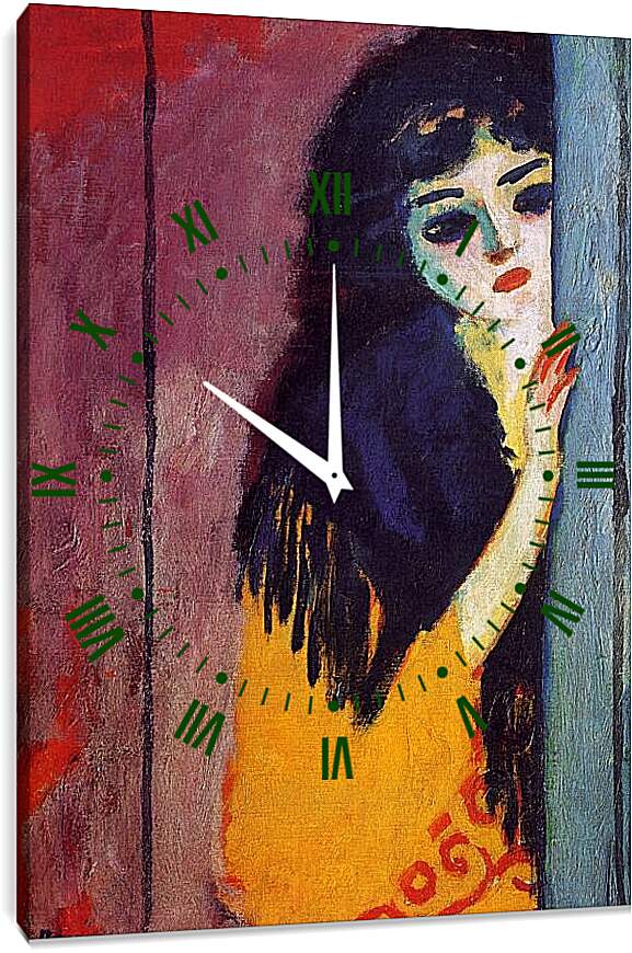 Часы картина - La gitane 1. Кес ван Донген