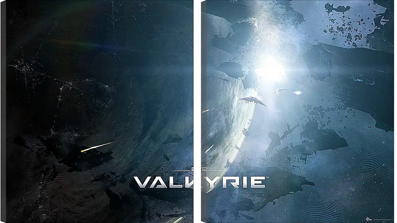 Модульная картина - EVE: Valkyrie
