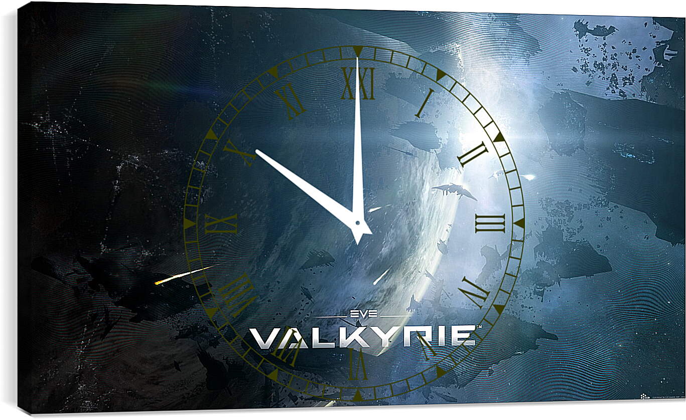 Часы картина - EVE: Valkyrie
