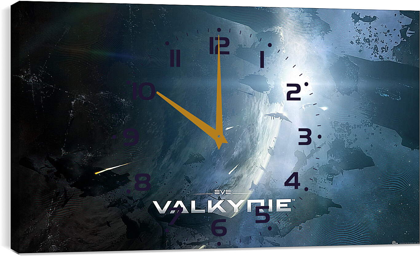 Часы картина - EVE: Valkyrie
