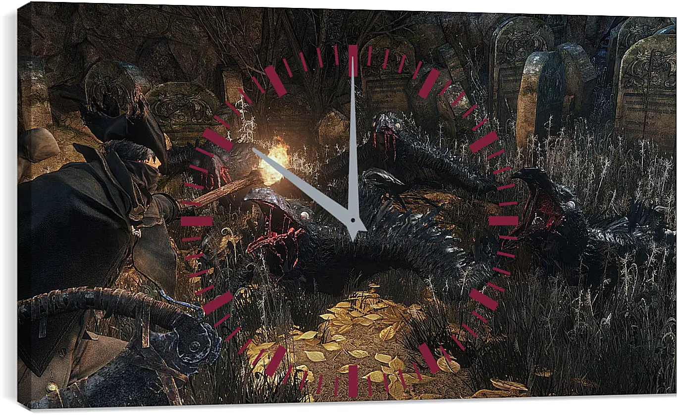 Часы картина - Bloodborne
