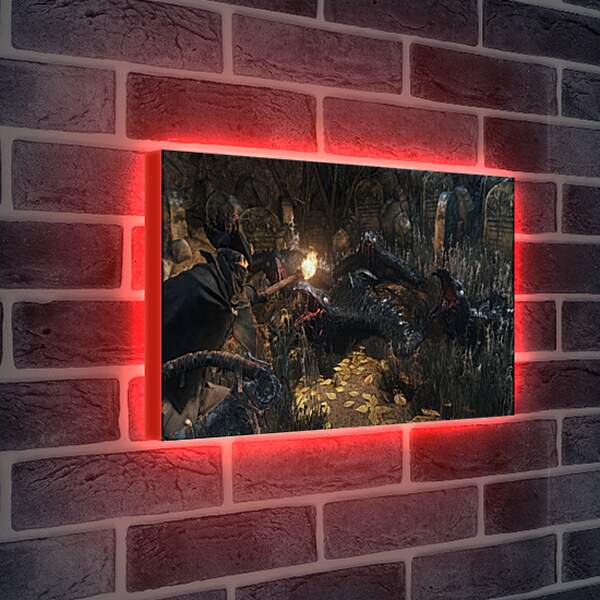 Лайтбокс световая панель - Bloodborne
