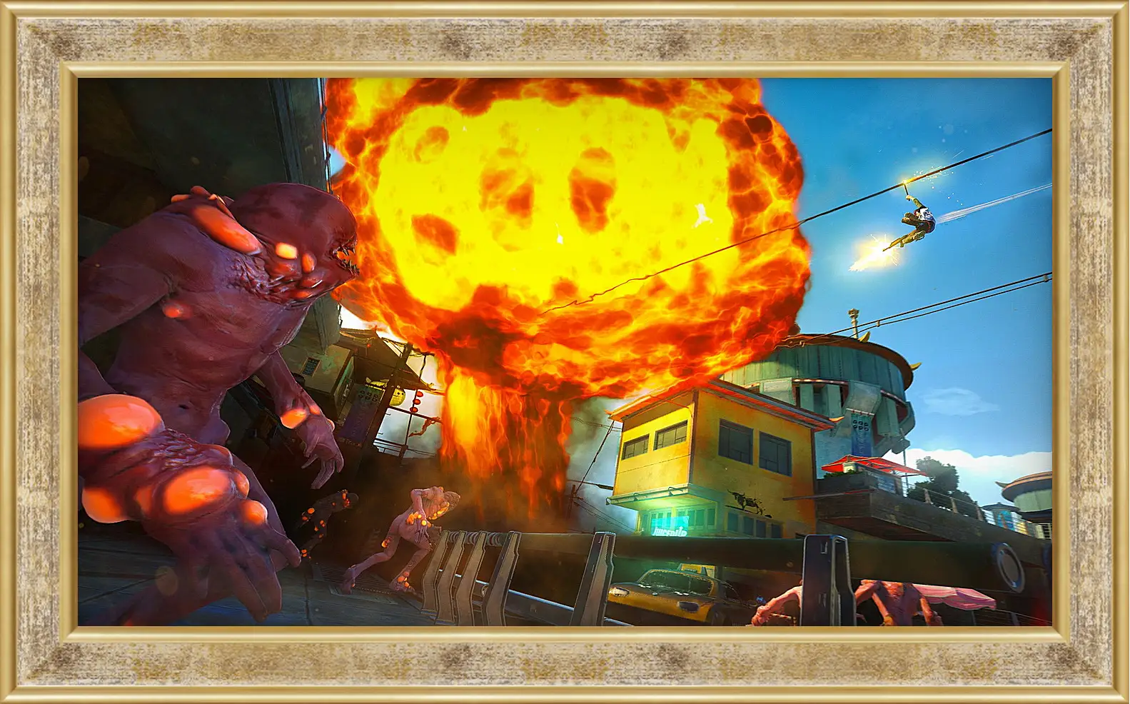 Картина в раме - Sunset Overdrive
